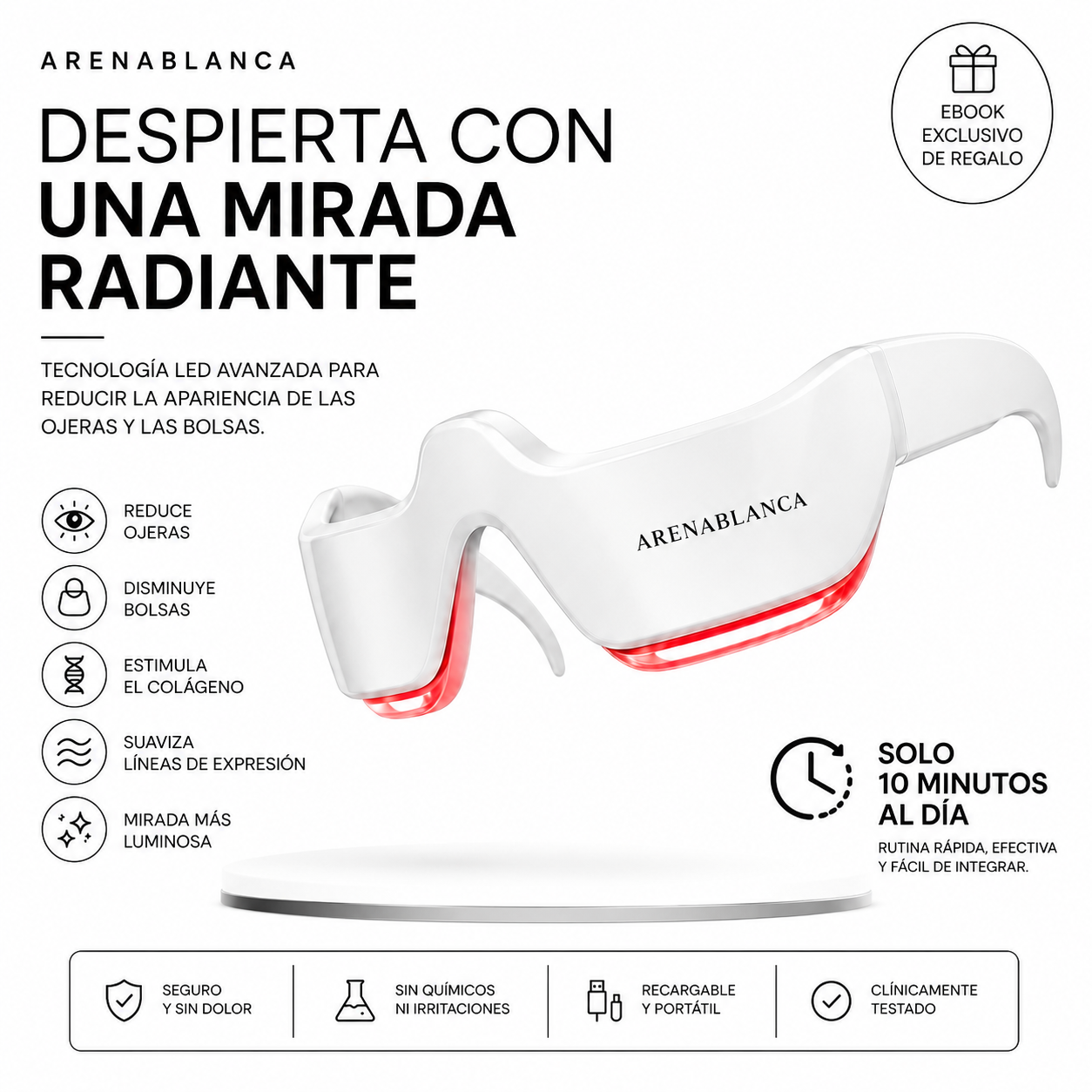 Gafas LED Rejuvenecedoras ARENABLANCA™