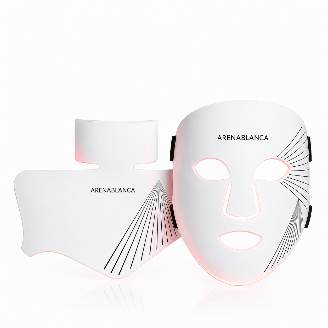 ARENABLANCA™ Máscara LED para Cuello y Escote