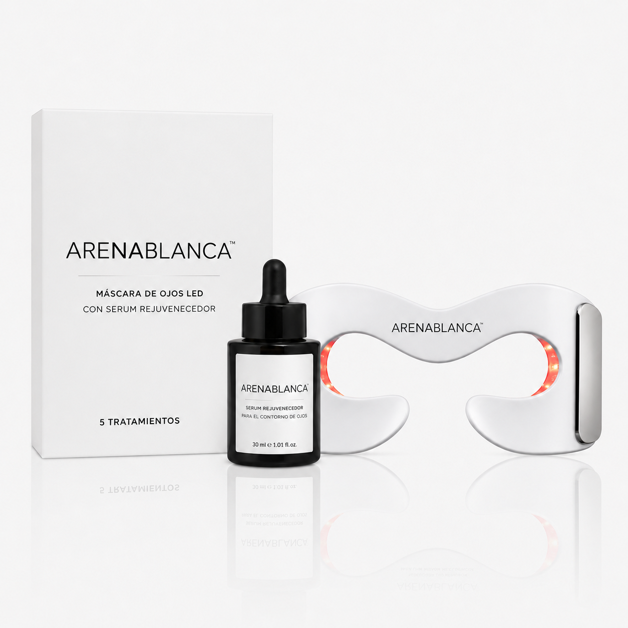 ARENABLANCA™ Máscara LED para el Contorno de Ojos