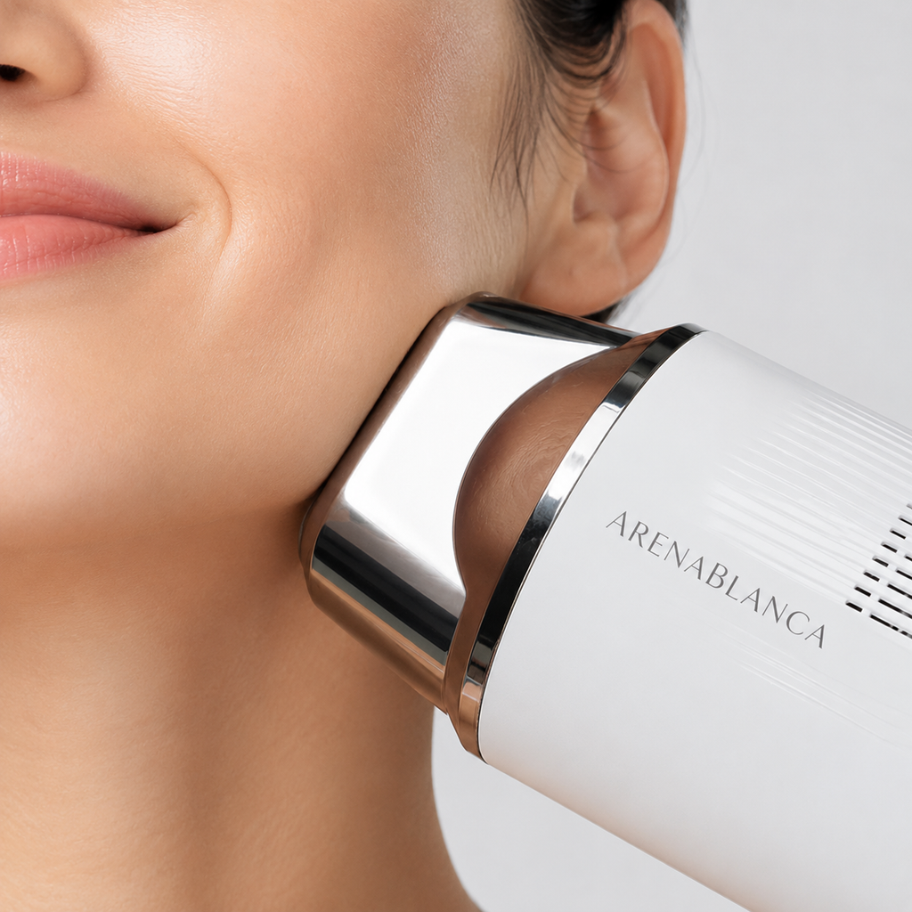 ARENABLANCA™ Depiladora Láser para Rostro y Cuerpo